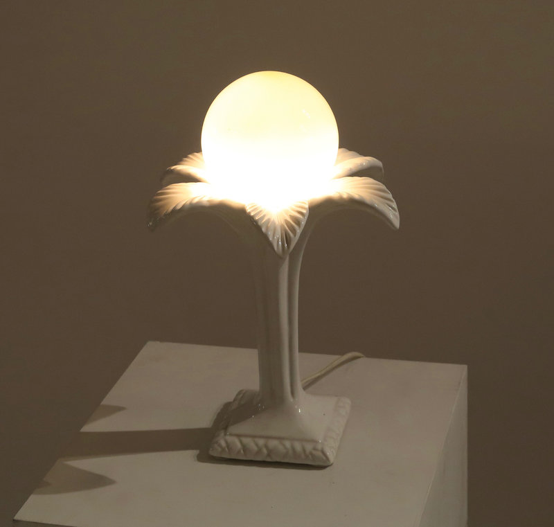 Lampe palmier en céramique