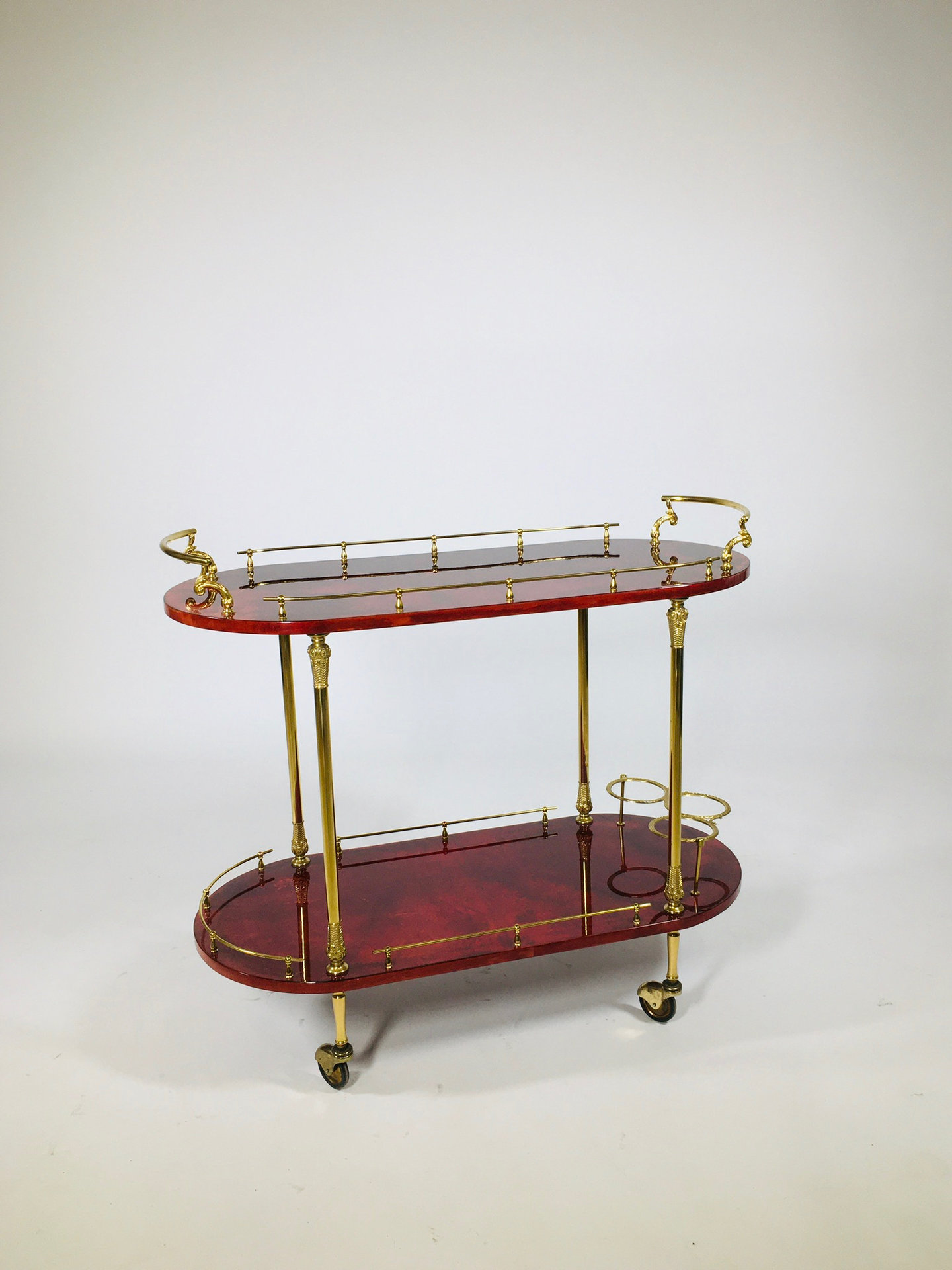 Bar trolley/chariot d'Aldo Tura