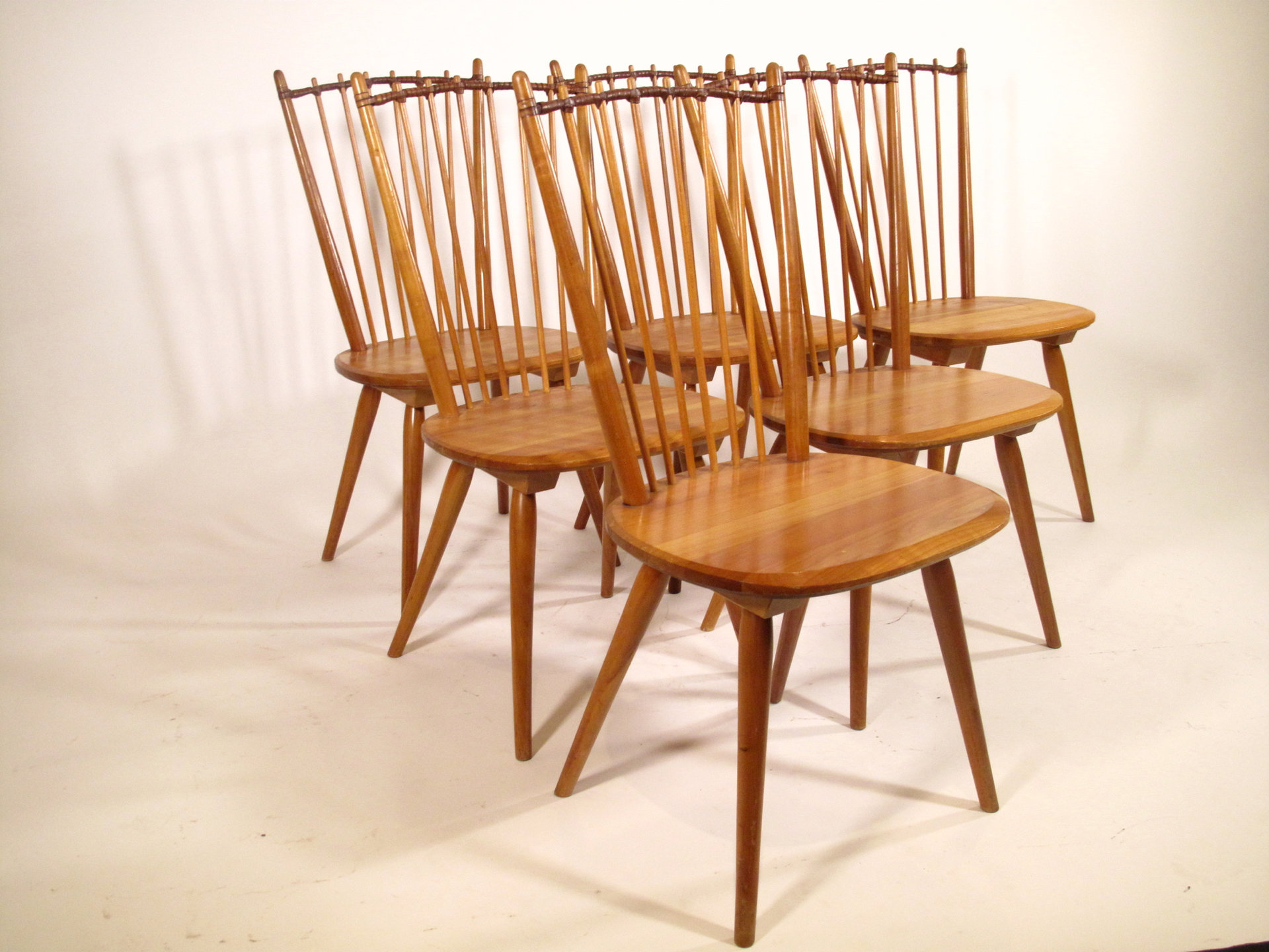 Série de 6 chaises d'Albert Haberer